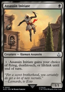 Assassin Initiate⁣ - Universes Beyond: Assassin's Creed⁣ (Uncommon)⁣ [22]