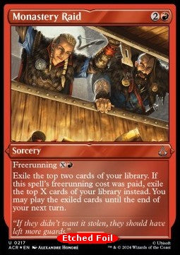 Monastery Raid⁣ - Universes Beyond: Assassin's Creed: Extras⁣ (Uncommon)⁣ [217]