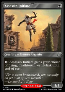 Assassin Initiate⁣ - Universes Beyond: Assassin's Creed: Extras⁣ (Uncommon)⁣ [197]