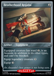 Brotherhood Regalia⁣ - Universes Beyond: Assassin's Creed: Extras⁣ (Uncommon)⁣ [255]