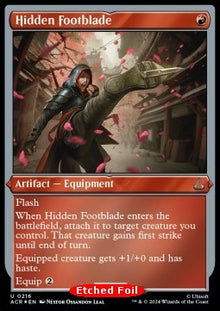 Hidden Footblade⁣ - Universes Beyond: Assassin's Creed: Extras⁣ (Uncommon)⁣ [216]