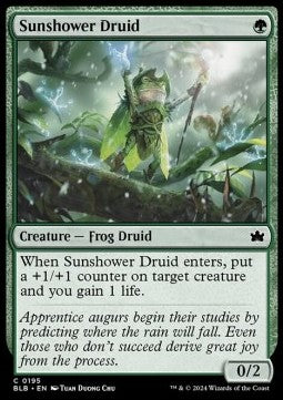 Sunshower Druid⁣ - Bloomburrow⁣ (Common)⁣ [195]