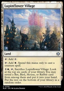 Lupinflower Village⁣ - Bloomburrow⁣ (Uncommon)⁣ [256]