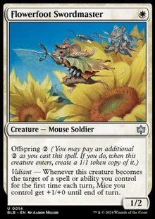 Flowerfoot Swordmaster⁣ - Bloomburrow⁣ (Uncommon)⁣ [14]