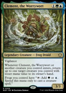 Clement, the Worrywort⁣ - Bloomburrow⁣ (Rare)⁣ [209]