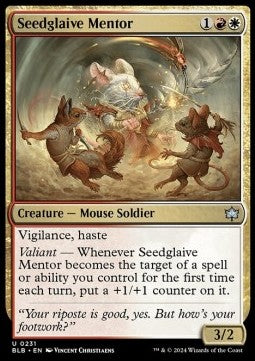 Seedglaive Mentor⁣ - Bloomburrow⁣ (Uncommon)⁣ [231]