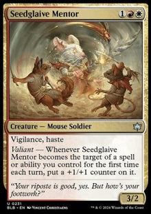 Seedglaive Mentor⁣ - Bloomburrow⁣ (Uncommon)⁣ [231]