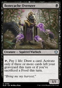Bonecache Overseer⁣ - Bloomburrow⁣ (Uncommon)⁣ [85]