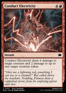 Conduct Electricity⁣ - Bloomburrow⁣ (Common)⁣ [130]
