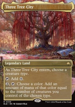Three Tree City (V.3)⁣ - Bloomburrow: Extras⁣ (Rare)⁣ [339]