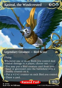 Kastral, the Windcrested (V.2)⁣ - Bloomburrow: Extras⁣ (Rare)⁣ [350]
