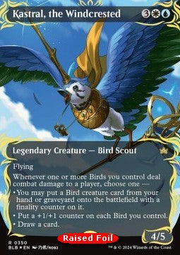 Kastral, the Windcrested (V.2)⁣ - Bloomburrow: Extras⁣ (Rare)⁣ [350]