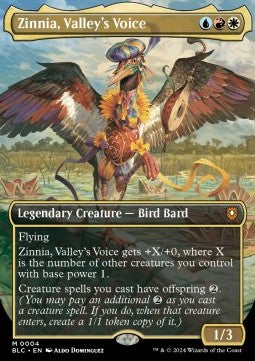 Zinnia, Valley's Voice⁣ - Commander: Bloomburrow⁣ (Mythic)⁣ [4]