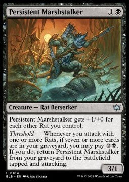 Persistent Marshstalker⁣ - Bloomburrow⁣ (Uncommon)⁣ [104]
