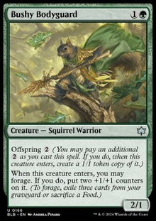 Bushy Bodyguard⁣ - Bloomburrow⁣ (Uncommon)⁣ [166]