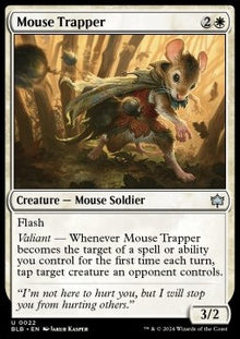 Mouse Trapper⁣ - Bloomburrow⁣ (Uncommon)⁣ [22]