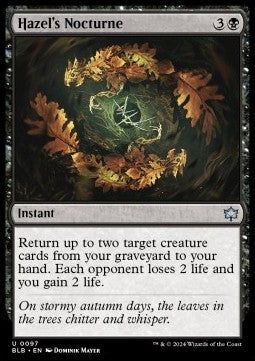 Hazel's Nocturne⁣ - Bloomburrow⁣ (Uncommon)⁣ [97]