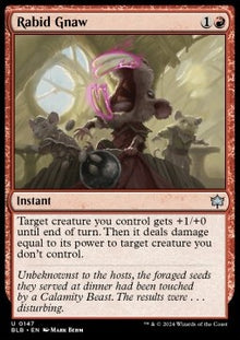 Rabid Gnaw⁣ - Bloomburrow⁣ (Uncommon)⁣ [147]