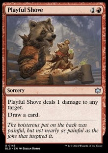 Playful Shove⁣ - Bloomburrow⁣ (Uncommon)⁣ [145]