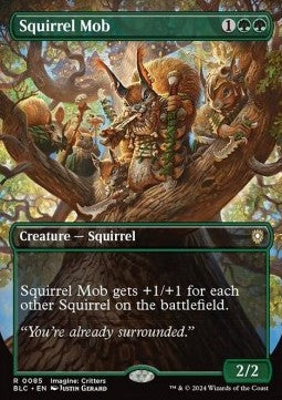Squirrel Mob⁣ - Commander: Bloomburrow: Extras⁣ (Rare)⁣ [85]