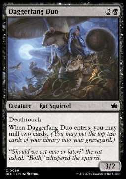 Daggerfang Duo⁣ - Bloomburrow⁣ (Common)⁣ [89]