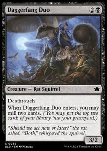 Daggerfang Duo⁣ - Bloomburrow⁣ (Common)⁣ [89]