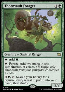 Thornvault Forager⁣ - Bloomburrow⁣ (Rare)⁣ [197]