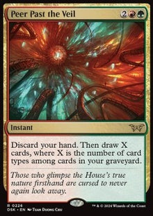 Peer Past the Veil⁣ - Duskmourn: House of Horror⁣ (Rare)⁣ [226]