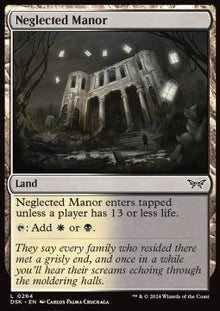 Neglected Manor⁣ - Duskmourn: House of Horror⁣ (Common)⁣ [264]