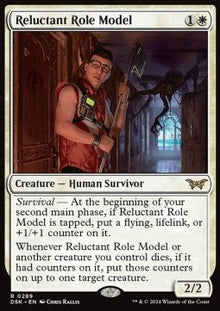 Reluctant Role Model (V.1)⁣ - Duskmourn: House of Horror: Extras⁣ (Rare)⁣ [289]