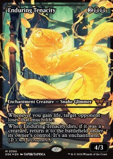 Enduring Tenacity (V.2)⁣ - Duskmourn: House of Horror: Extras⁣ (Mythic)⁣ [390]