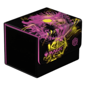 Duskmourn: House of Horror: "Zimone, All-Questioning" Sidewinder Xenoskin Deck Box⁣ - Duskmourn: House of Horror