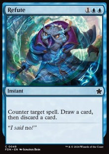 Refute⁣ - Magic: The Gathering Foundations⁣ (Common)⁣ [48]