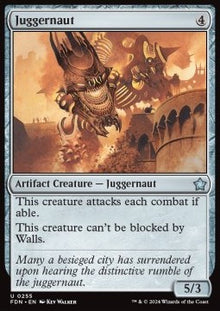 Juggernaut⁣ - Magic: The Gathering Foundations⁣ (Uncommon)⁣ [255]