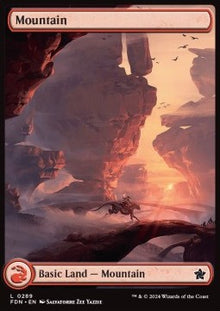 Mountain (V.2)⁣ - Magic: The Gathering Foundations: Extras⁣ (Land)⁣ [289]