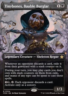 Tinybones, Bauble Burglar (V.1)⁣ - Magic: The Gathering Foundations: Extras⁣ (Rare)⁣ [324]