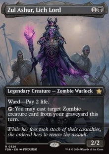 Zul Ashur, Lich Lord (V.1)⁣ - Magic: The Gathering Foundations: Extras⁣ (Rare)⁣ [326]
