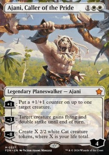 Ajani, Caller of the Pride (V.1)⁣ - Magic: The Gathering Foundations: Extras⁣ (Mythic)⁣ [357]