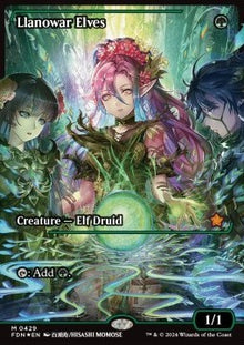 Llanowar Elves⁣ - Magic: The Gathering Foundations: Extras⁣ (Mythic)⁣ [429]