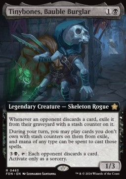 Tinybones, Bauble Burglar (V.3)⁣ - Magic: The Gathering Foundations: Extras⁣ (Rare)⁣ [463]