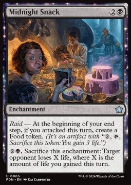 Midnight Snack⁣ - Magic: The Gathering Foundations⁣ (Uncommon)⁣ [65]