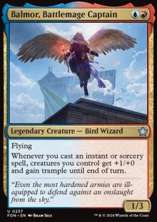 Balmor, Battlemage Captain⁣ - Magic: The Gathering Foundations⁣ (Uncommon)⁣ [237]
