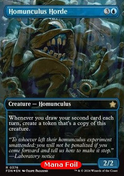 Homunculus Horde (V.2)⁣ - Magic: The Gathering Foundations: Extras⁣ (Rare)⁣ [376]