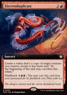 Electroduplicate (V.3)⁣ - Magic: The Gathering Foundations: Extras⁣ (Rare)⁣ [465]