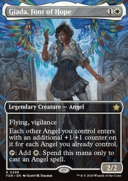 Giada, Font of Hope (V.1)⁣ - Magic: The Gathering Foundations: Extras⁣ (Rare)⁣ [298]