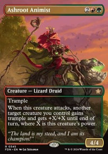 Ashroot Animist (V.1)⁣ - Magic: The Gathering Foundations: Extras⁣ (Rare)⁣ [345]