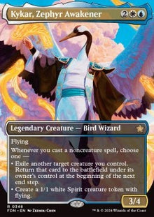 Kykar, Zephyr Awakener (V.1)⁣ - Magic: The Gathering Foundations: Extras⁣ (Rare)⁣ [348]