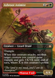 Ashroot Animist (V.2)⁣ - Magic: The Gathering Foundations: Extras⁣ (Rare)⁣ [406]