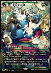 Doubling Season⁣ - Magic: The Gathering Foundations: Extras⁣ (Mythic)⁣ [428]