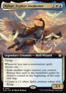 Kykar, Zephyr Awakener (V.3)⁣ - Magic: The Gathering Foundations: Extras⁣ (Rare)⁣ [481]